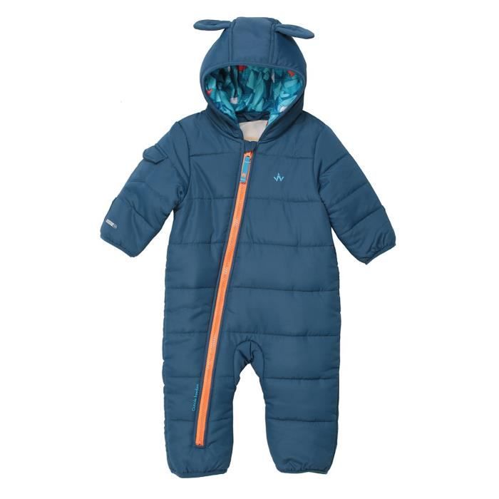 WANABEE Combinaison doudoune Vercors - Bébé - Bleu Pétrole