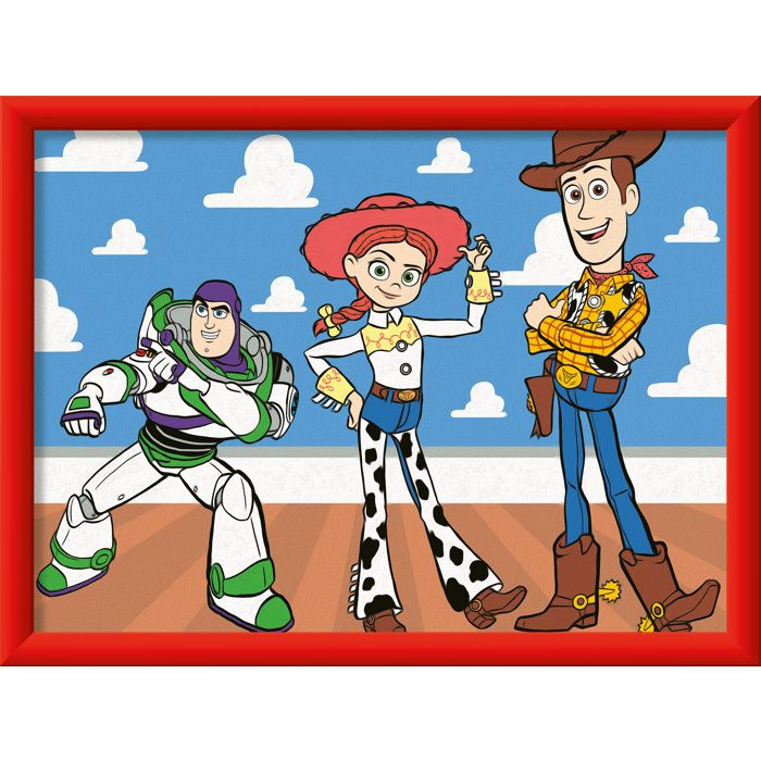 Image secondaire de Kit de Peinture par Numéros Toy Story - Ravensburger CreArt Kids 18x24cm
