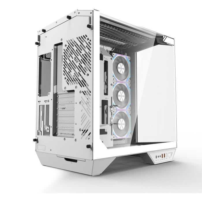 Image secondaire de Boîtier PC Cube DARKFLASH DY470 Blanc avec Ventilateurs A-RGB