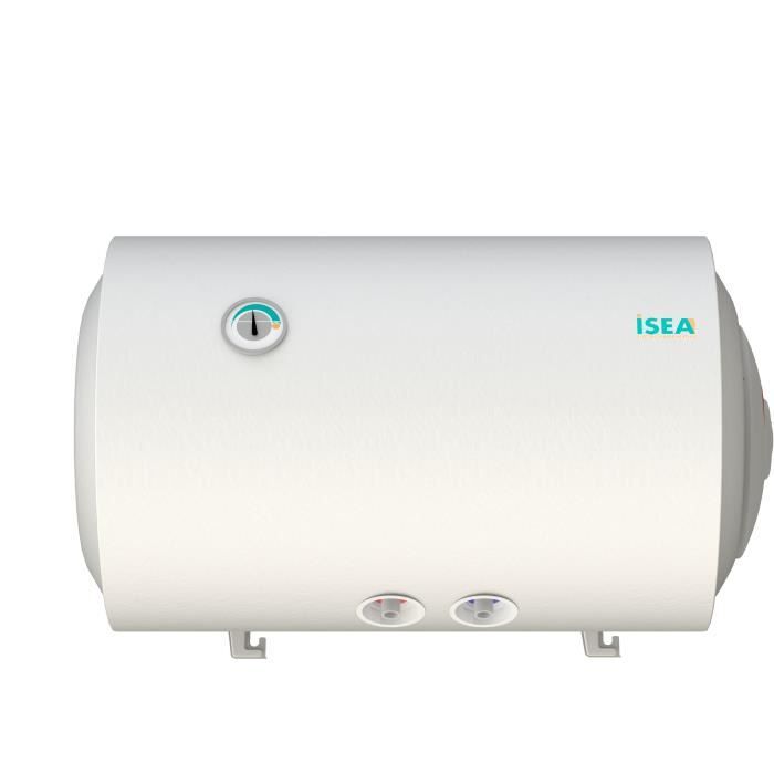 ISEA Swing Scaldabagno Elettrico 50 litri - Resistenza in rame per immersione a caldo - Anodo di magnesio - Orizzontale