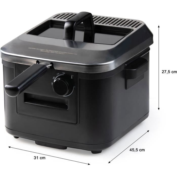 Image secondaire de Domo Friteuse 4l 2000w noir - DO545FR