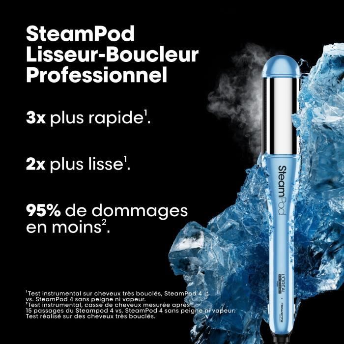 Image secondaire de Steampod 4 - L'OREAL PROFESSIONNEL - Lisseur-boucleur vapeur - Edition Limitée Utopia