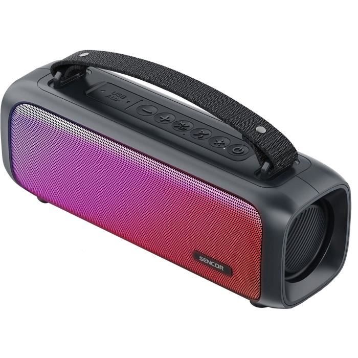 Image secondaire de Enceinte Bluetooth portable - SENCOR - SSS 3000 Kids Light Speaker - 16 W - 2 haut-parleurs - IPX4 - Noir