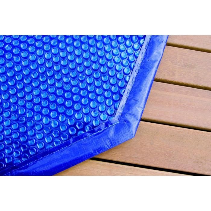 Image secondaire de la Bâche à bulles pour piscine bois - UBBINK - Hexagonale 410 - Bleue - 400 microns