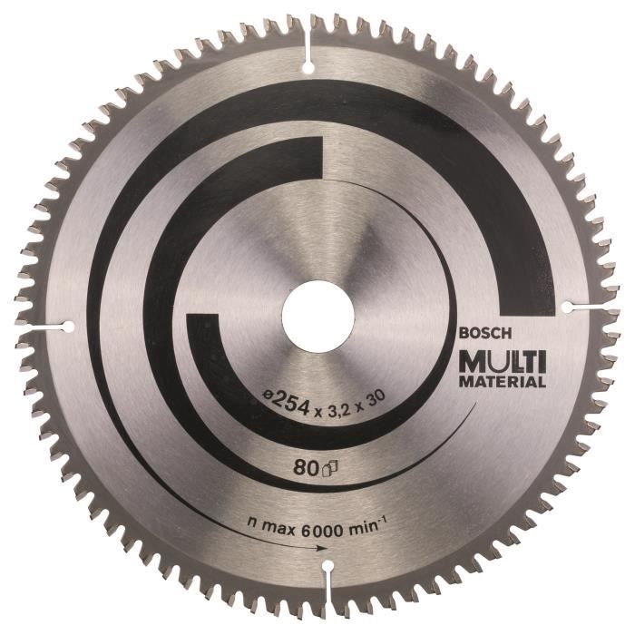 Lama per sega circolare BOSCH PROFESSIONAL in metallo duro 216 x 30 x 2,5 mm (60 denti) - Multimateriale