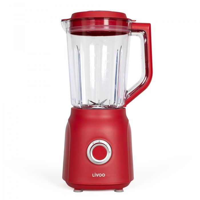 Blender - LIVOO - DOP242R - Rouge chili et transparent