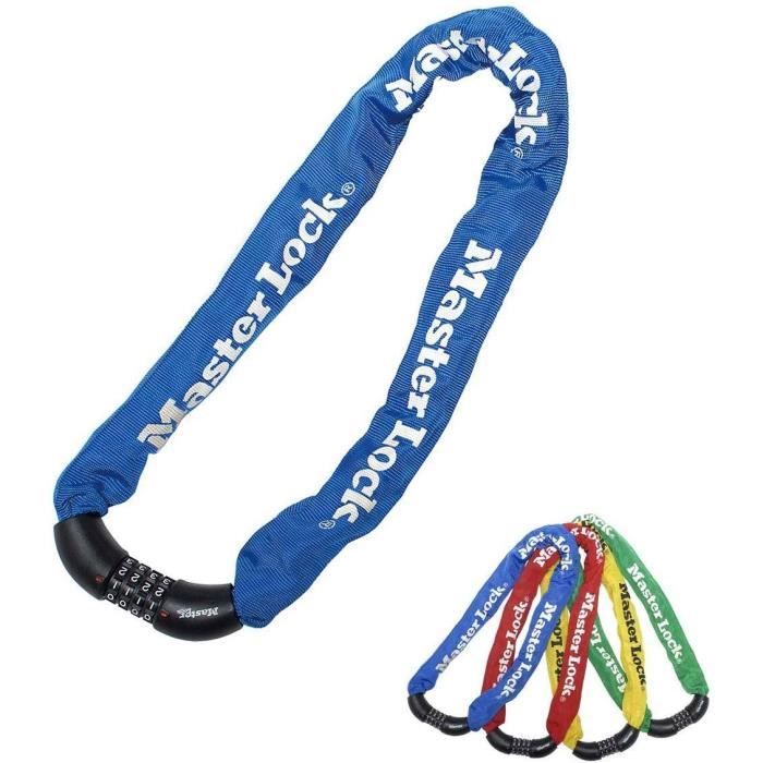 Catena antifurto per bici MASTER LOCK - Ideale per biciclette, bici elettriche, mountain bike e altro