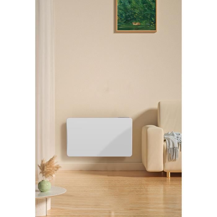 Image secondaire de Radiateur électrique à inertie - 1500W - WARM TECH - Céramique - 230V - Jusqu'à 60m3 - Blanc