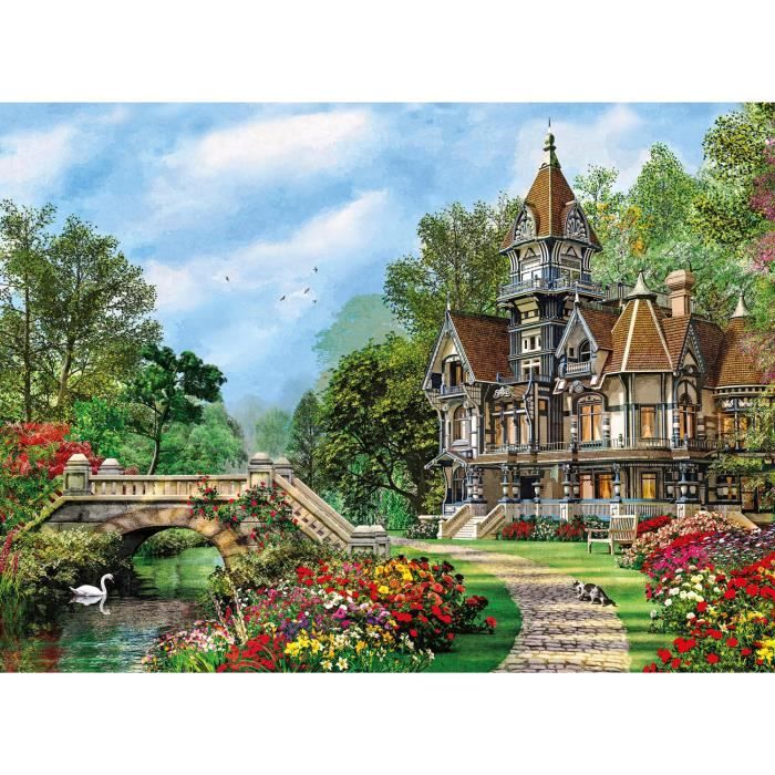 Clementoni - 500 pieces - Old Waterway Cottage