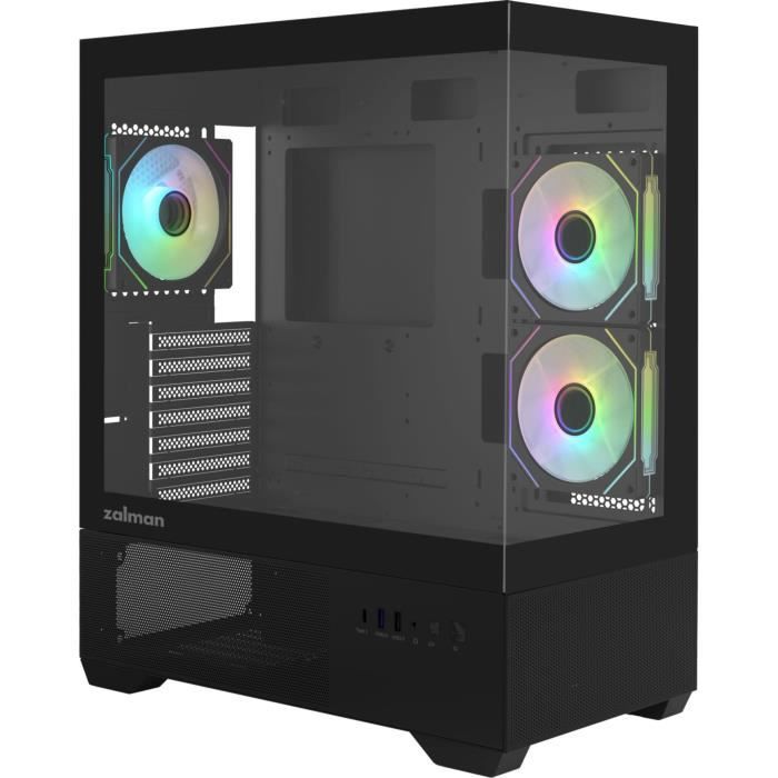 Boitier sans alimentation - ZALMAN CHRONIX - Moyen tour - Format ATX - Noir