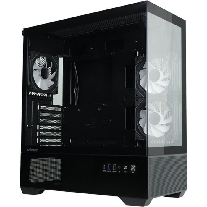 Image secondaire de Boitier sans alimentation - ZALMAN CHRONIX - Moyen tour - Format ATX - Noir