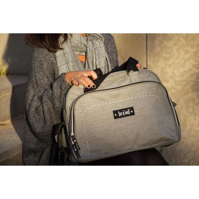 BABY ON BOARD Sac a langer SIMPLY Sushi - gris/noir