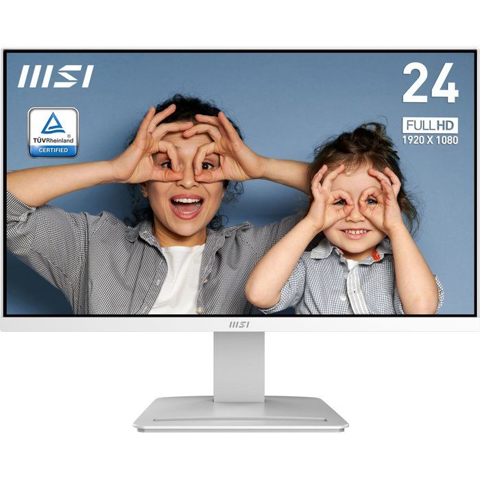Ecran PC MSI PRO MP2412W 23,8'' FHD 100Hz Dalle VA Blanc