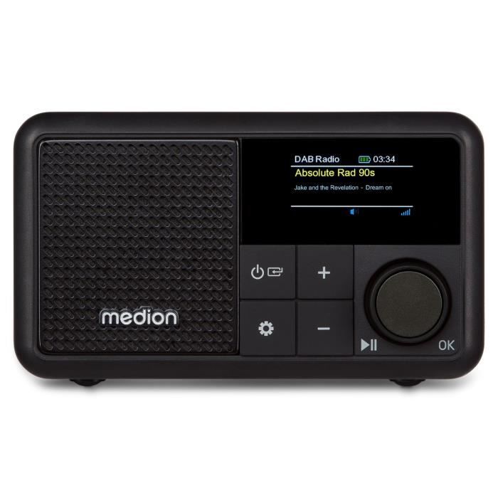 Image secondaire de Mini Radio - MEDION - DAB/FM - Mono 2W RMS - Noir