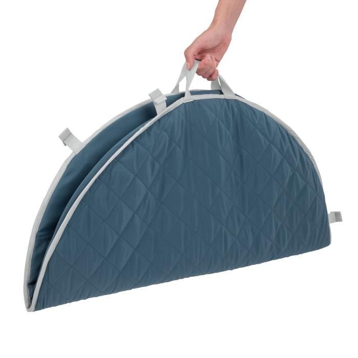Image secondaire de INGENUITY Tapis d'éveil réversible bébé évolutif - Marin - pliable, arche de jeu en bois amovible, 5 jouets, miroir, coussin