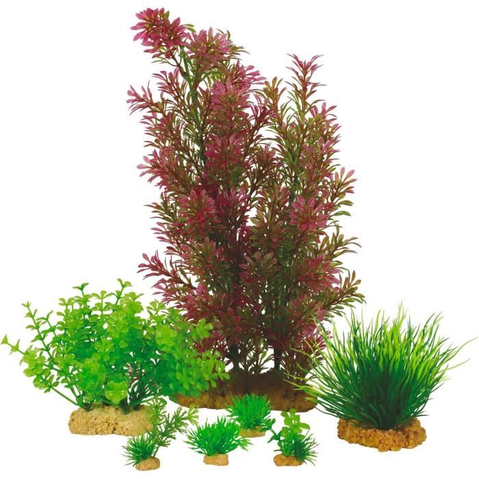 Image secondaire de Plantes artificielles pour aquarium - ZOLUX - Plantkit - Taille M - Lot de 7