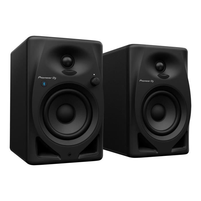 Coppia di altoparlanti monitor Pioneer DJ DM-40D-BT - Bluetooth - Bass Reflex - 2x19 W - Modalità DJ o Produzione - Nero