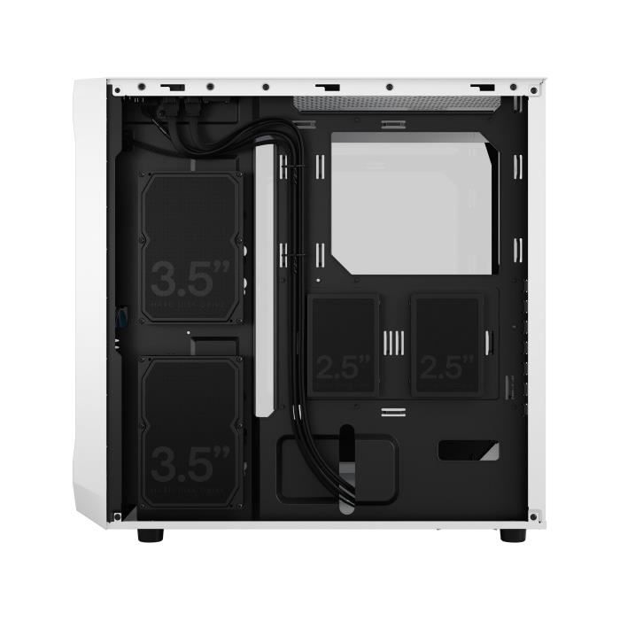Boîtier PC FRACTAL DESIGN Focus 2 RGB White TG Clear Tint