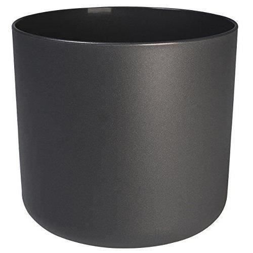 Vaso da fiori rotondo ELHO B.for Soft - Nero - Ø 35 x H 32 cm - interno - 100% riciclato