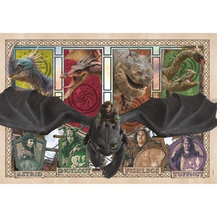 Image secondaire de CLEMENTONI - 300 pieces Super - How to Train your Dragon