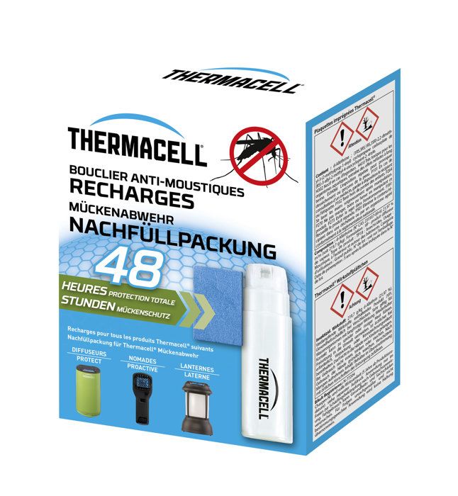 THERMACELL THRECHARG48N Recharges de 48heures - Anti Moustiques & Moustiques Tigre