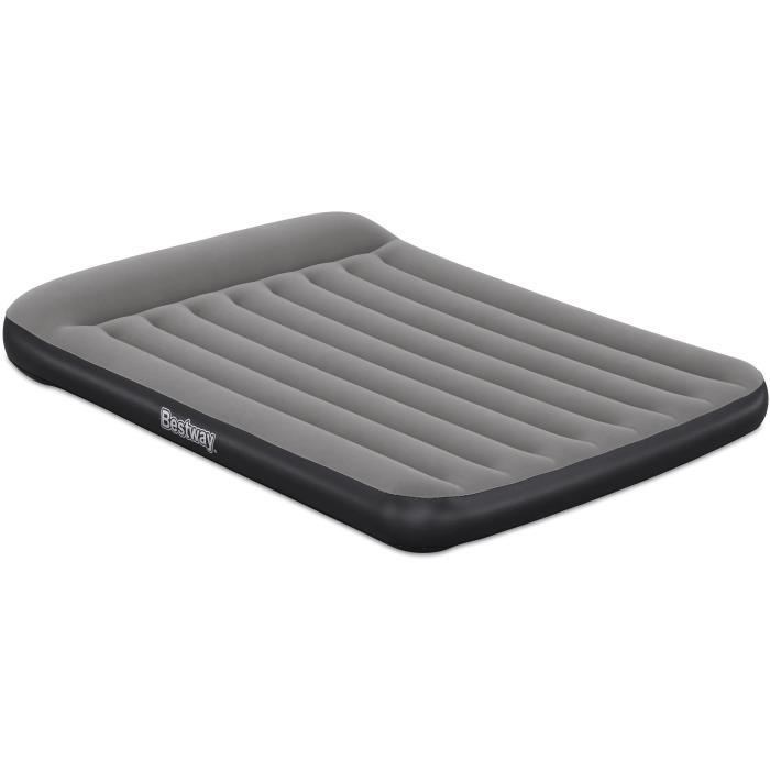 Matelas gonflable - BESTWAY - 671BS - Tritech Queen - 2 places, pompe USB intégrée, 2,03 m x 1,52 m x 30 cm