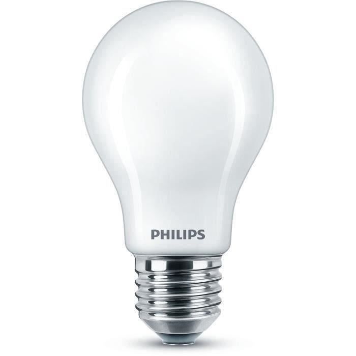 Ampoule standard LED PHILIPS Non dimmable - Verre d?poli - E27 - 40W - Blanc froid