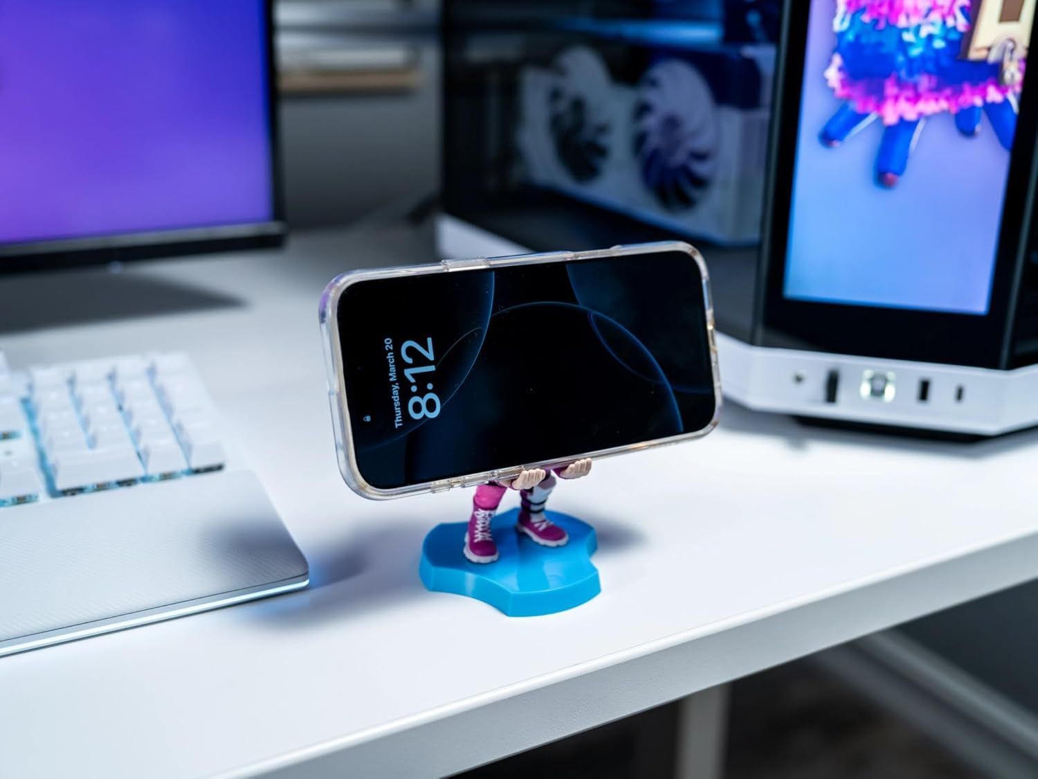 Image secondaire de Figurine Cuddle Team Leader Fortnite - Support Écouteurs et Smartphone - 11 cm