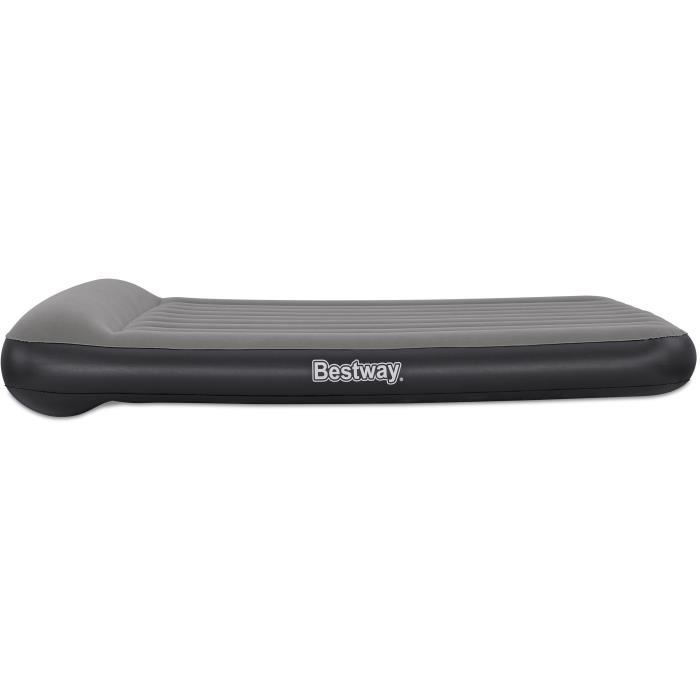 Image secondaire de Matelas gonflable - BESTWAY - 671BS - Tritech Queen - 2 places, pompe USB intégrée, 2,03 m x 1,52 m x 30 cm