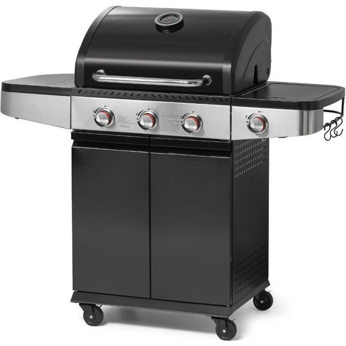 Image secondaire de Gril à Gaz Fieldmann FZG 3013 avec Brûleurs et Thermomètre