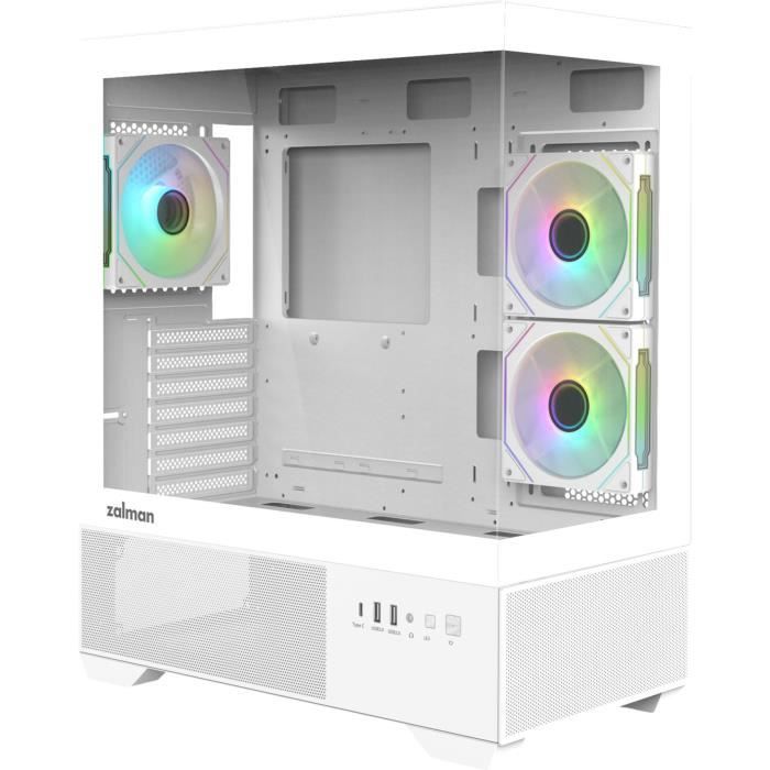Case senza alimentatore - ZALMAN CHRONIX - Mid-tower - Formato ATX - Nero