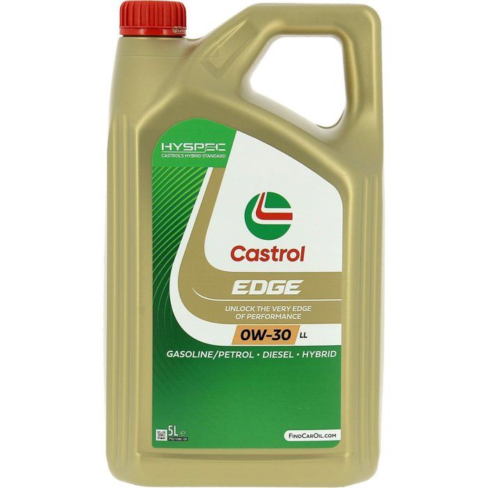 Huile Moteur Castrol EDGE 0W-30 LL 5L - Performance Optimale