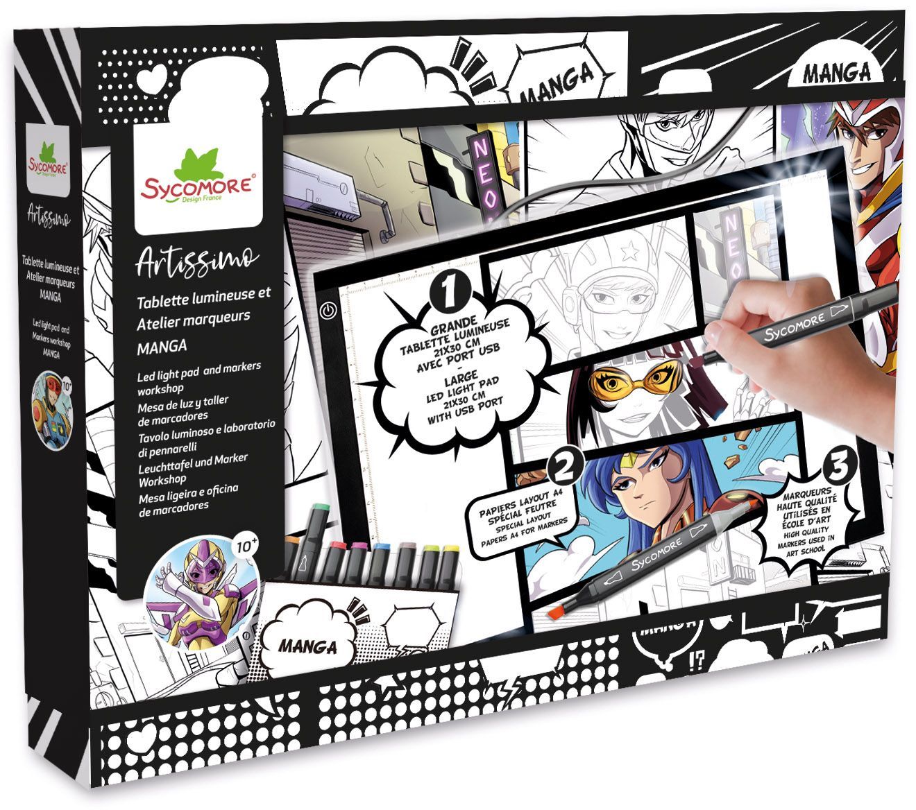 SYCOMORE - WORKSHOP SU LIGHTBOARD E MARKER - MANGA