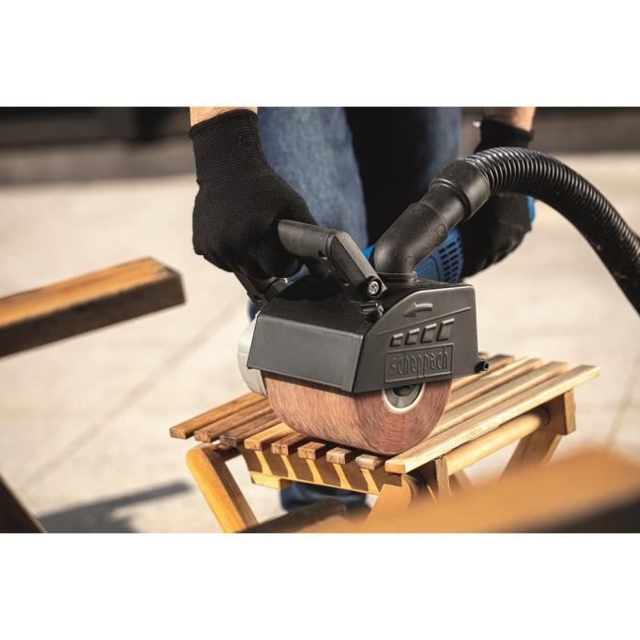 SCHEPPACH Brosse rénovateur et surfaceuse en fibre synthétique
