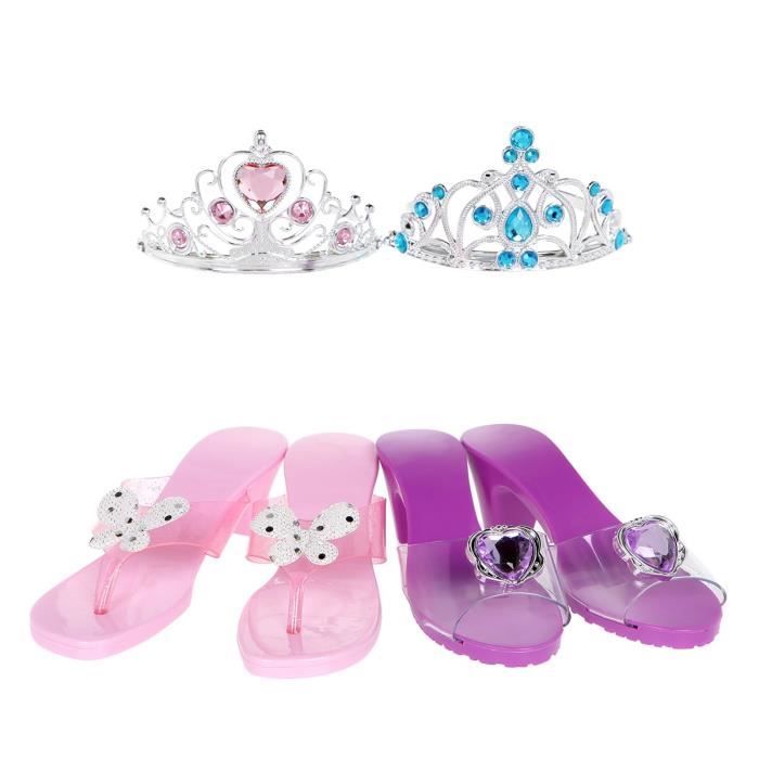 AMSCAN - Set d'accessoires Princesse - diademe et souliers