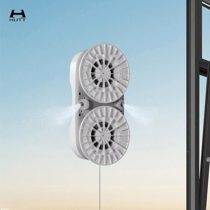Image secondaire de HUTT DDC56 Robot Laveur de Vitre - Robot Nettoyeur de Vitres avec Double Pulvérisation d'eau - Systeme de Protection
