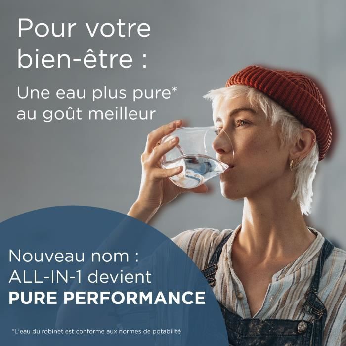 Image secondaire de Carafe filtrante BRITA - Aluna Calendar Blanche - Capacité 2,4L dont 1,4L d'eau filtrée - 3 filtres Maxtra Pro All-In-1 inclus
