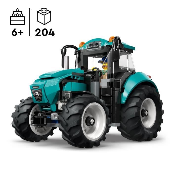 Image secondaire de Tracteur LEGO City 60498 - Jeu de Construction Agricole pour Enfants