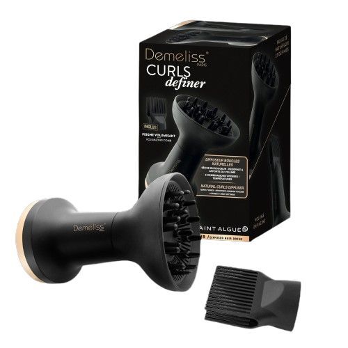 Image secondaire de Seche-cheveux - DEMELISS - 21349 CURLS DEFINER - Diffuseur - 3 vitesses / températures - Noir