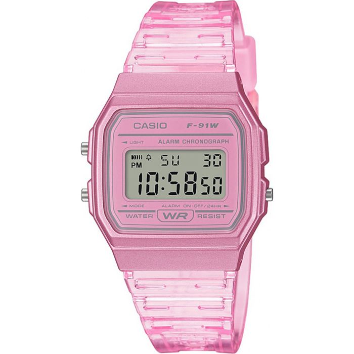 Orologio CASIO Collection F-91WS-4EF crono, sveglia, calendario automatico