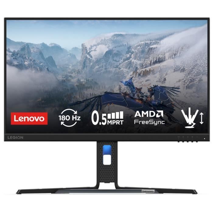 Schermo per PC da gioco LENOVO Legion R24e § 23,8 FHD IPS 180Hz - 0,5 ms - HDMI 2.1 - FreeSync - Ergonomico