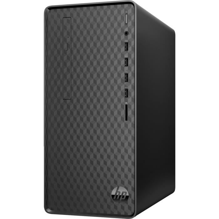 Unité Centrale HP M01-F1004nf - Intel Core i3-10100 - RAM 8Go - Stockage 128Go SSD + 1To HDD - Windows 10