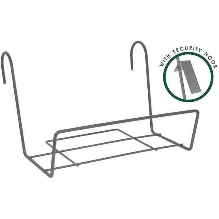 Supporto per balcone - GARDEN ID - 35 x 15,5 cm - Sicuro - Dimensioni pratiche - Design solido