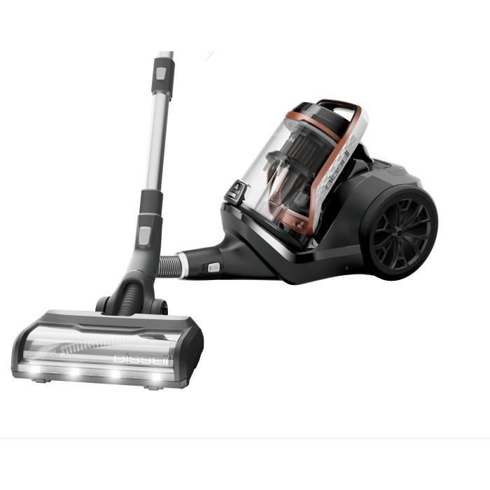 Aspirateur Traineau sans Sac BISSELL - 2228C Smart Clean Advanced - Adapté a tous les types de sols - Embout motorisé anti-emmelage
