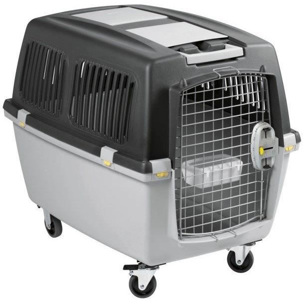 Scatola da trasporto - KERBL - Gulliver Mega - 81 x 61 x 60 cm - Grigio