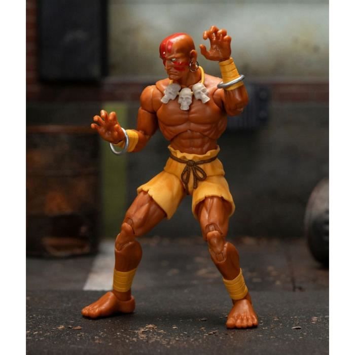 Image secondaire de Figurine - JADA TOYS - Dhalsim - Articulée - 15 cm - Accessoires interchangeables