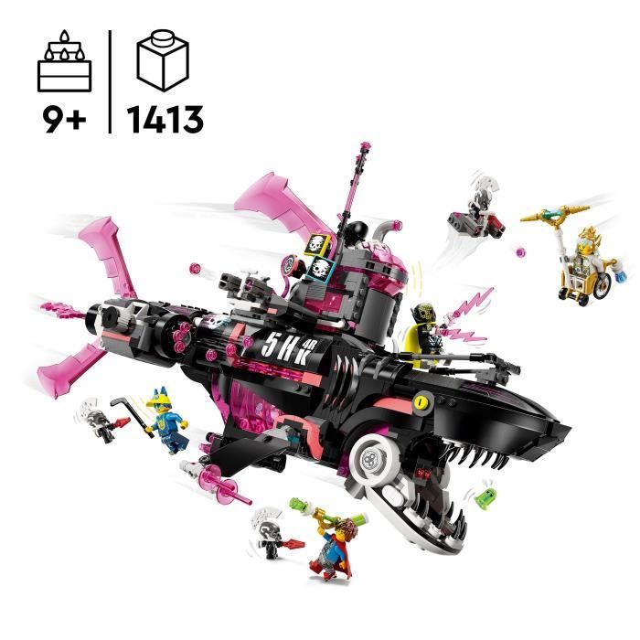 Image secondaire de LEGO Dreamzzz 71500 Le Sous-Marin Requin Des Cauchemars - Jeu Créatif Pour Garçon 9 Ans