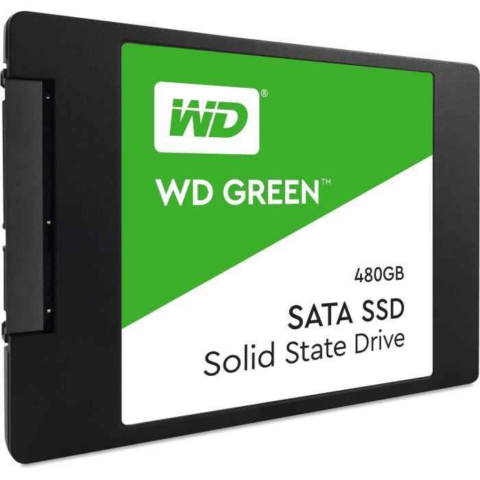 WD Green™ - Disque SSD Interne - 480 Go - 2.5 (WDS480G2G0A)