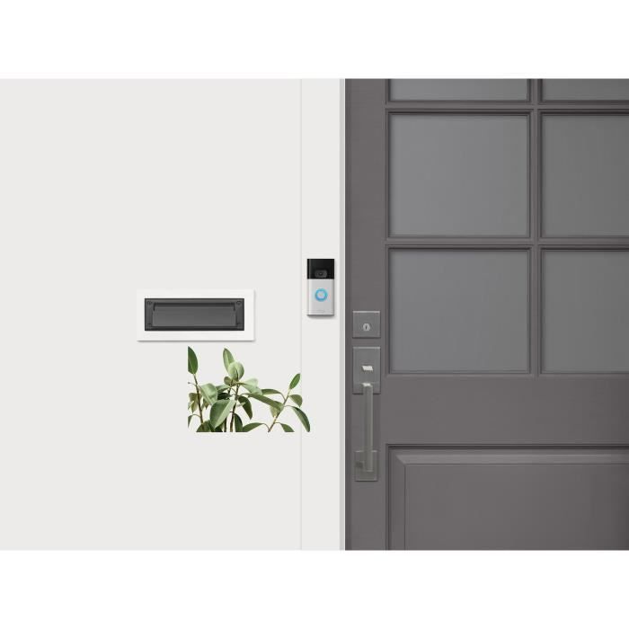 RING - Video Doorbell - Sonnette Vidéo Connectée sans fil, Vidéo HD, détection de mouvements et batterie rechargeable
