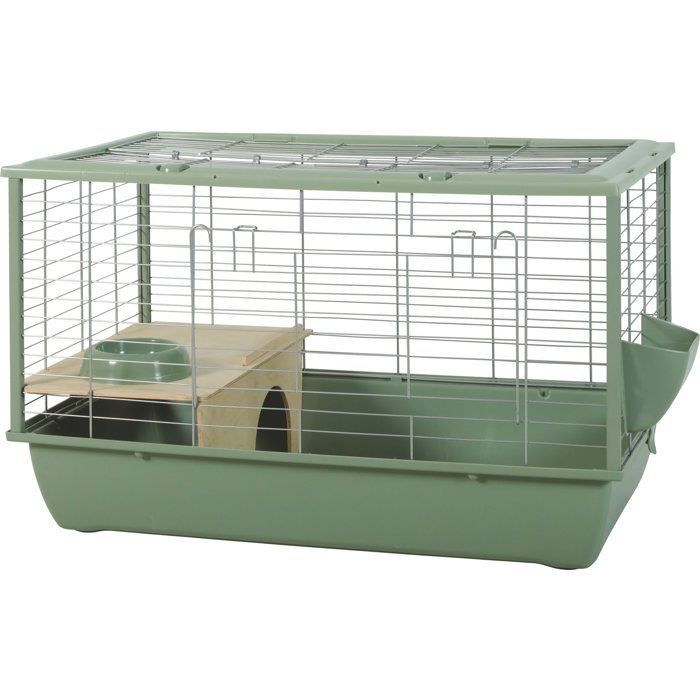 Cage Grillagée ZOLUX Néolife pour Cochons d'Inde - 80 cm, Vert